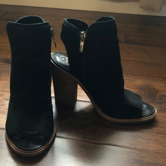 Suede Booties - Picture 1 of 3